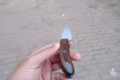 Handmade Skinner Knife Rosewood Handle Fixed Blade Hunting Knife