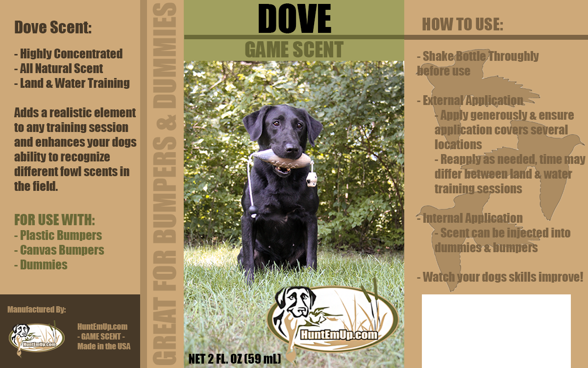 HuntEmUp Ultimate Dove Dog Training Scent Injection Kit