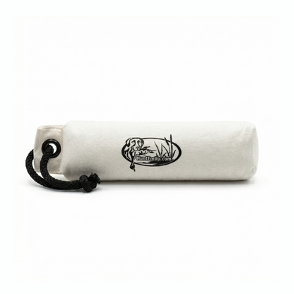 HuntEmUp 3 in Canvas Dog Training Bumper White