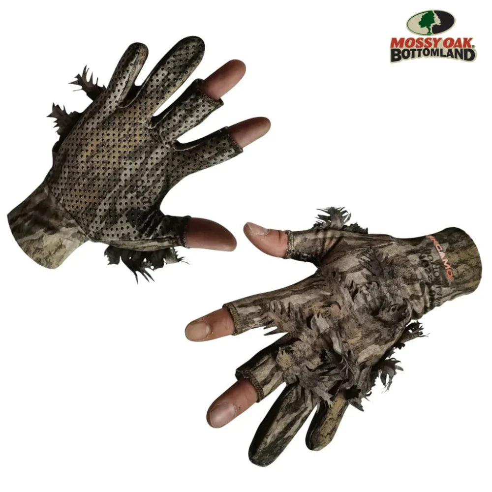 3D Leafy Camo Gloves for Hunting! 2 Styles, 2 Sizes, & 4 Camo Patterns!QuikCamoThe Fowl DepotLeafy Camo Gloves (Fingerless or Touchscreen Tips)