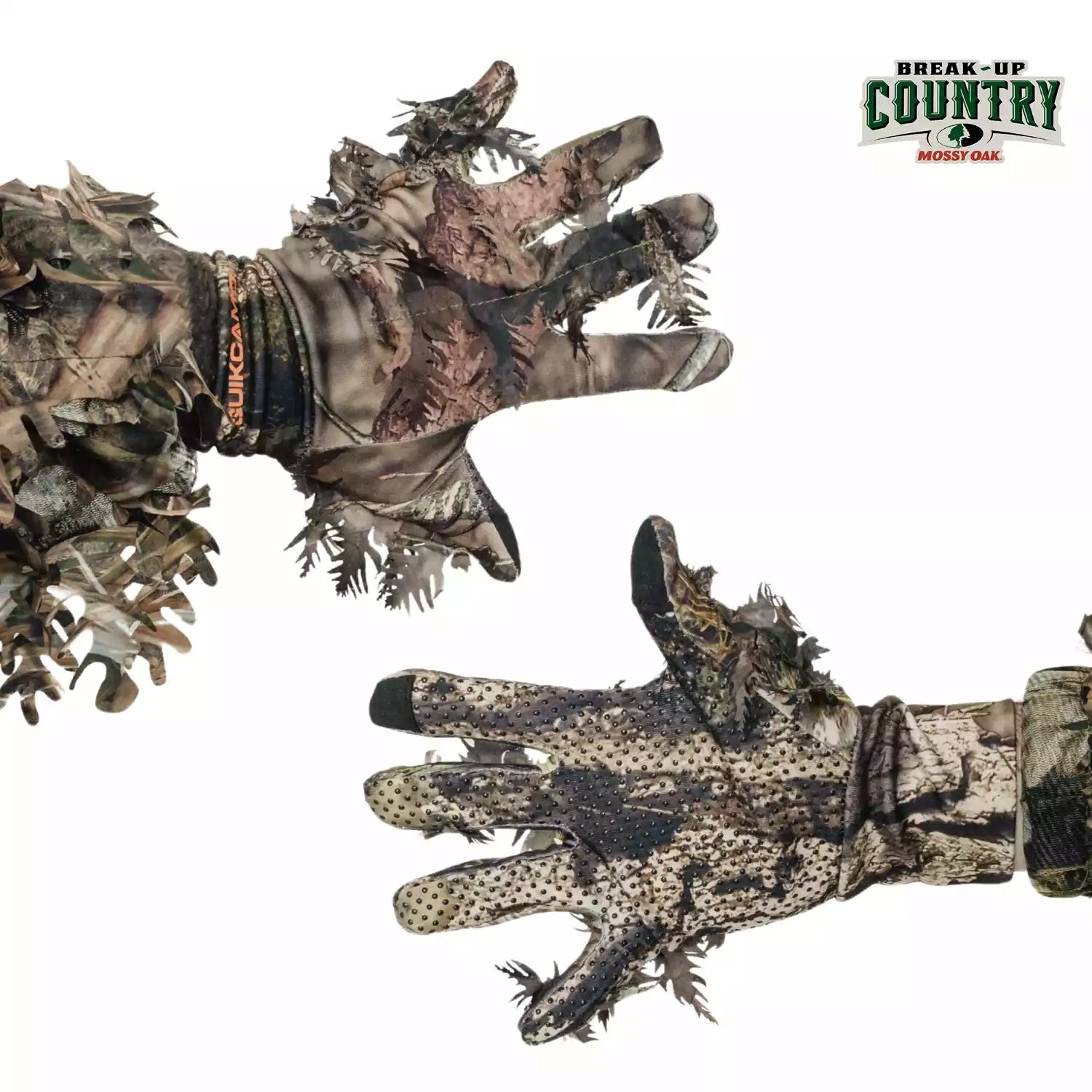 3D Leafy Camo Gloves for Hunting! 2 Styles, 2 Sizes, & 4 Camo Patterns!QuikCamoThe Fowl DepotLeafy Camo Gloves (Fingerless or Touchscreen Tips)