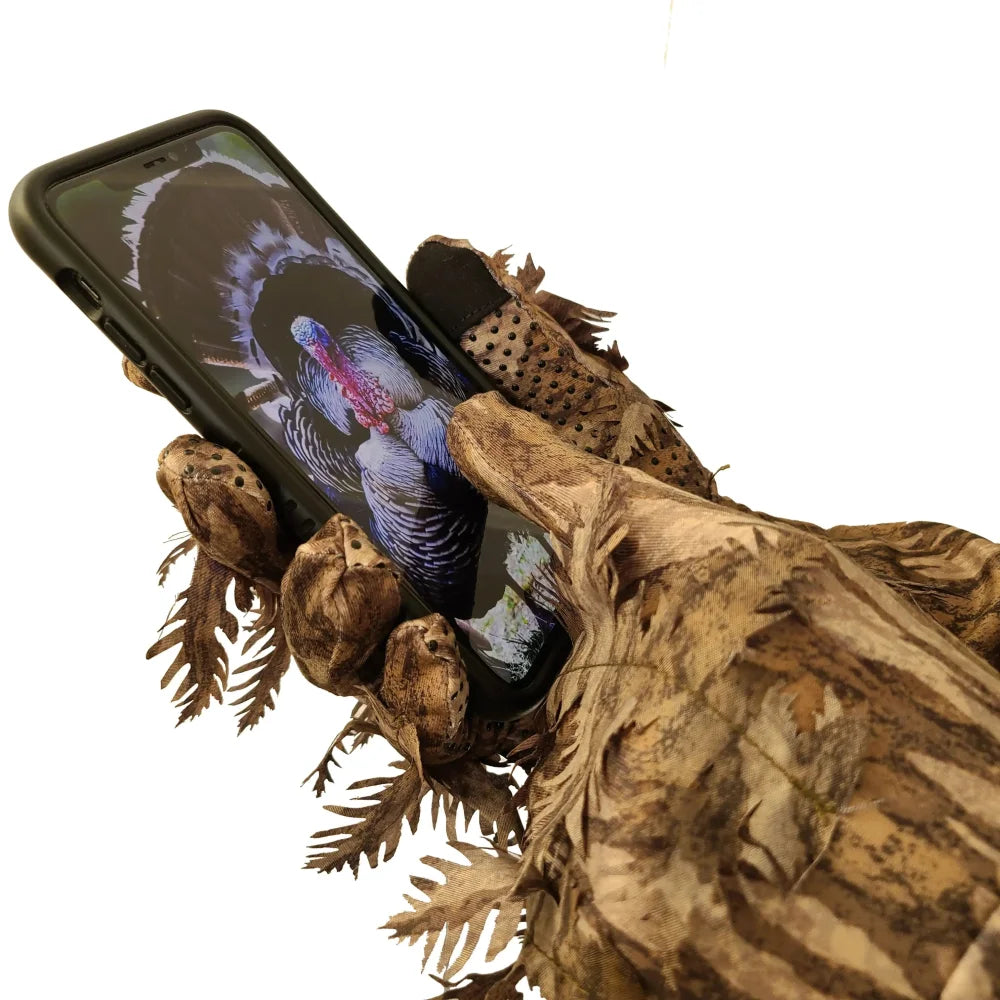 3D Leafy Camo Gloves for Hunting! 2 Styles, 2 Sizes, & 4 Camo Patterns!QuikCamoThe Fowl DepotLeafy Camo Gloves (Fingerless or Touchscreen Tips)
