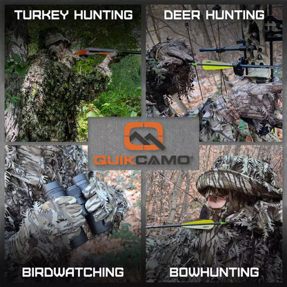 3D Leafy Camo Gloves for Hunting! 2 Styles, 2 Sizes, & 4 Camo Patterns!QuikCamoThe Fowl DepotLeafy Camo Gloves (Fingerless or Touchscreen Tips)