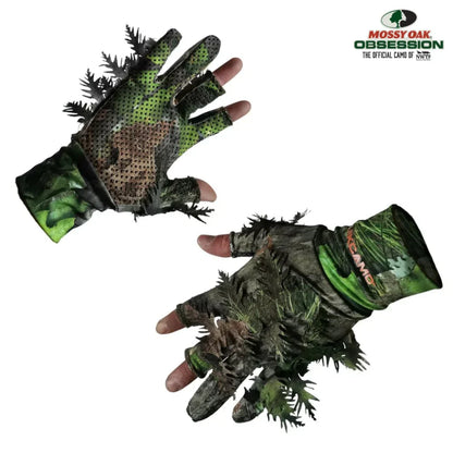 3D Leafy Camo Gloves for Hunting! 2 Styles, 2 Sizes, & 4 Camo Patterns!QuikCamoThe Fowl DepotLeafy Camo Gloves (Fingerless or Touchscreen Tips)