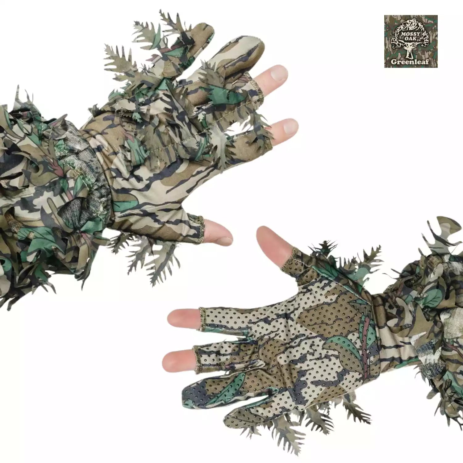 3D Leafy Camo Gloves for Hunting! 2 Styles, 2 Sizes, & 4 Camo Patterns!QuikCamoThe Fowl DepotLeafy Camo Gloves (Fingerless or Touchscreen Tips)