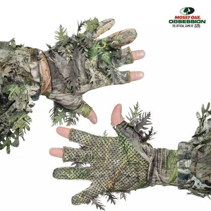 3D Leafy Camo Gloves for Hunting! 2 Styles, 2 Sizes, & 4 Camo Patterns!QuikCamoThe Fowl DepotLeafy Camo Gloves (Fingerless or Touchscreen Tips)