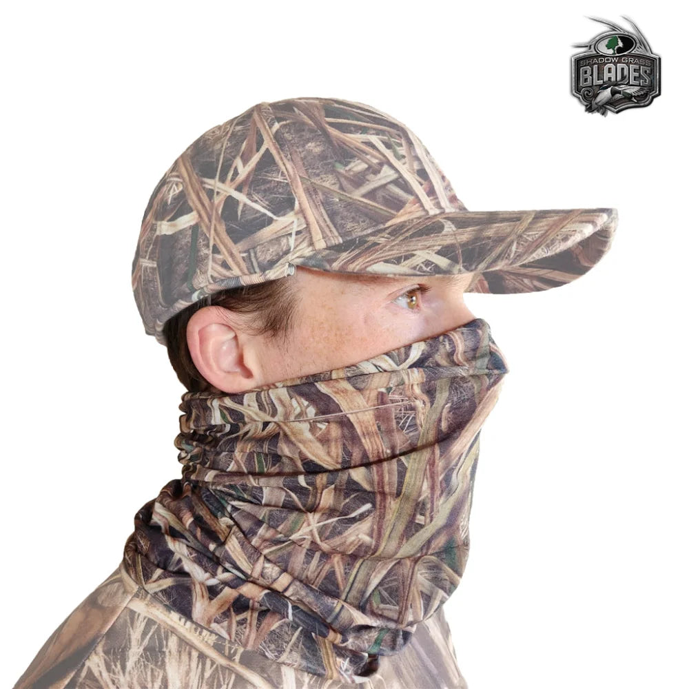 - Multi-mode / Multifunctional Headwear aka The QuikCover - Use as a Face Mask, Neck Gaiter, or Beanie - Lightweight, Breathable, Moisture Wicking FabricQuikCamoThe Fowl DepotMultifunctional Face Mask Neck Gaiters (Stretch Fit, OSFM)