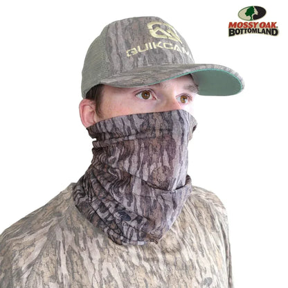 - Multi-mode / Multifunctional Headwear aka The QuikCover - Use as a Face Mask, Neck Gaiter, or Beanie - Lightweight, Breathable, Moisture Wicking FabricQuikCamoThe Fowl DepotMultifunctional Face Mask Neck Gaiters (Stretch Fit, OSFM)