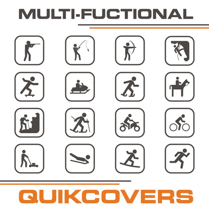 - Multi-mode / Multifunctional Headwear aka The QuikCover - Use as a Face Mask, Neck Gaiter, or Beanie - Lightweight, Breathable, Moisture Wicking FabricQuikCamoThe Fowl DepotMultifunctional Face Mask Neck Gaiters (Stretch Fit, OSFM)