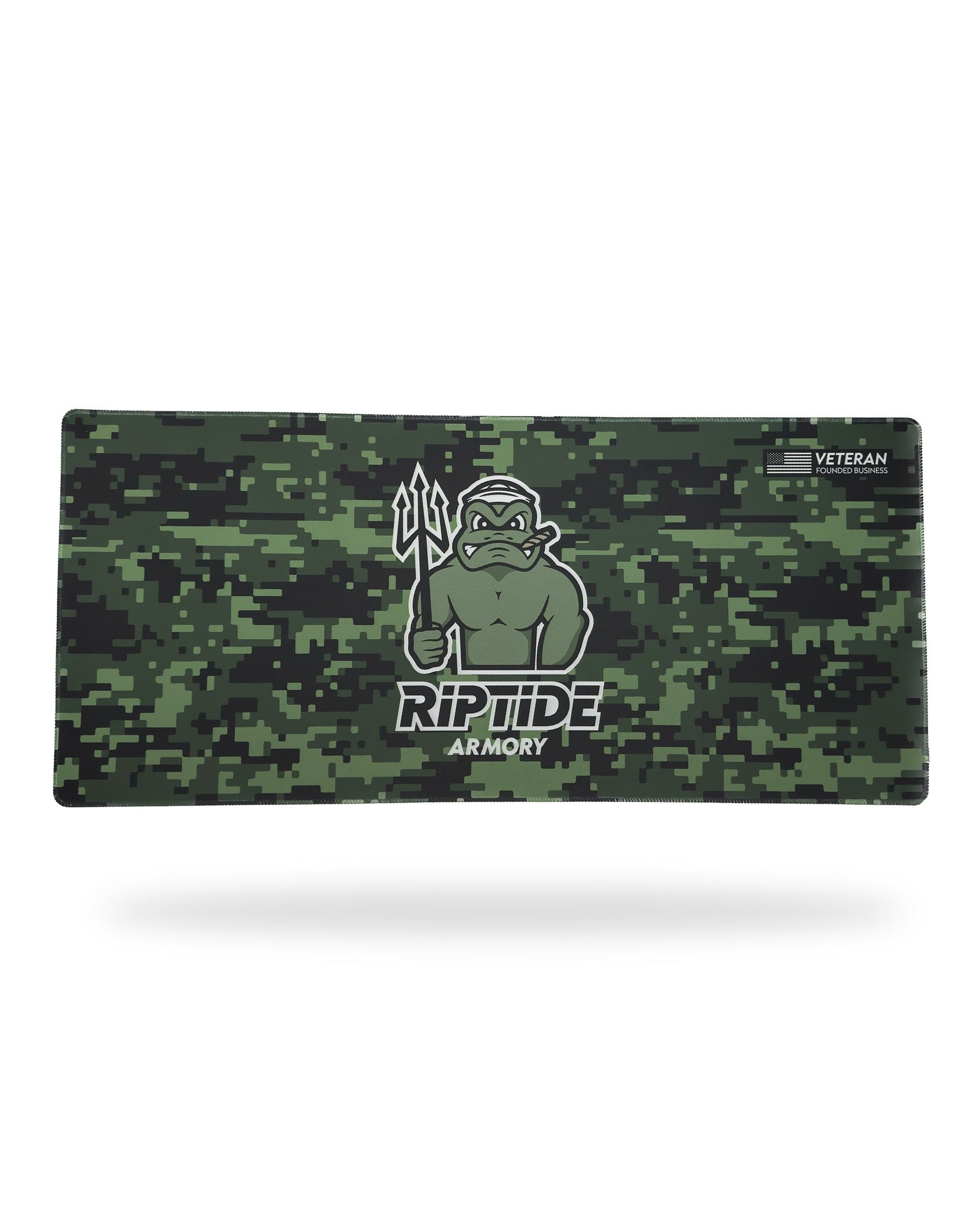 Riptide Armory Gun Cleaning Mat - Easy to Clean, Non-Slip Gun Cleaning Mat - Durable, Premium Neoprene Gun Cleaning Accessory Will Not Harm Firearm Surfaces - Veteran Owned (35" x 15.5") HIGH-QUALITY, DURABLE MATERIALS - Made out of high-quality neoprene