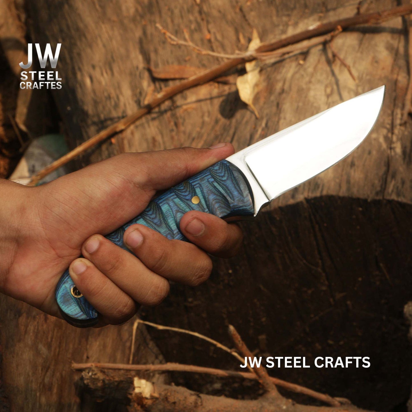 Skinner Knife J2 Stainless Steel Fixed Blade