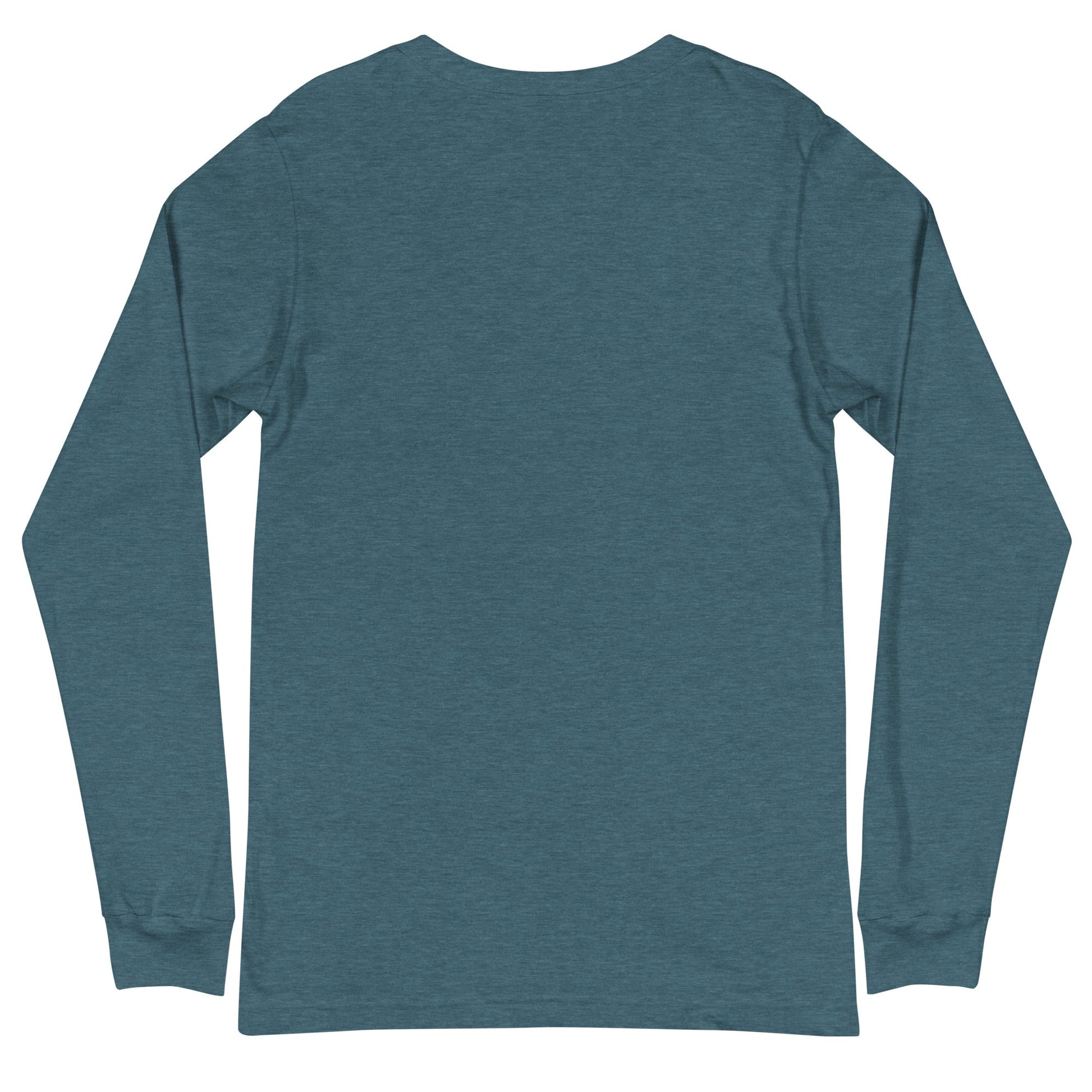 Enrich your wardrobe with a versatile long sleeve tee. For a casual look, combine it with your favorite jeans, and layer it with a button-up shirt, a zip-up hoodie, or a snazzy jacket. Dress it up with formal trousers or chinos to achieve a more professio