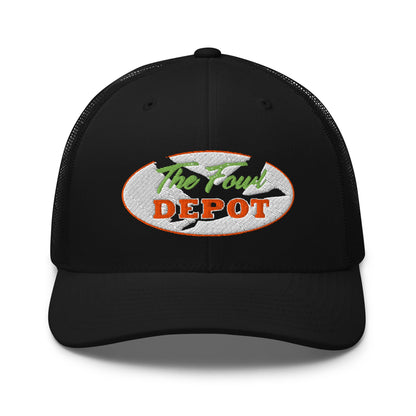 This six-panel trucker cap with a mesh back will be a comfy and classic choice for a perfect day in the sun. • 60% cotton, 40% polyester • Mid-profile cap with a low-profile embroidery area • Structured, six-panel cap • 3.5″ crown (8.9 cm) • Hard buckram