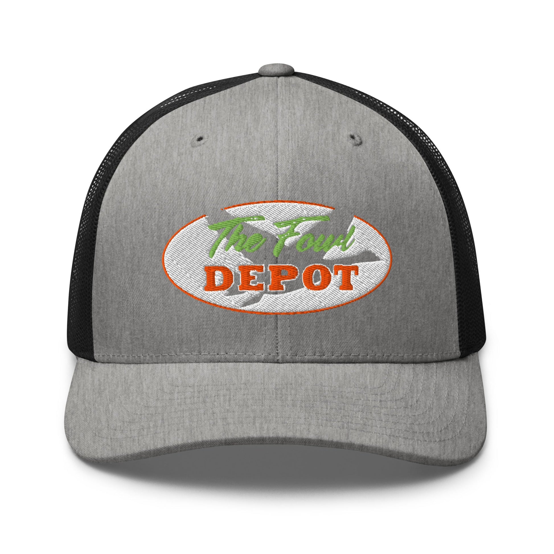 This six-panel trucker cap with a mesh back will be a comfy and classic choice for a perfect day in the sun. • 60% cotton, 40% polyester • Mid-profile cap with a low-profile embroidery area • Structured, six-panel cap • 3.5″ crown (8.9 cm) • Hard buckram