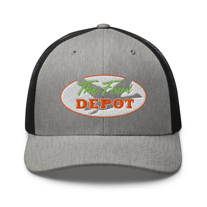 This six-panel trucker cap with a mesh back will be a comfy and classic choice for a perfect day in the sun. • 60% cotton, 40% polyester • Mid-profile cap with a low-profile embroidery area • Structured, six-panel cap • 3.5″ crown (8.9 cm) • Hard buckram
