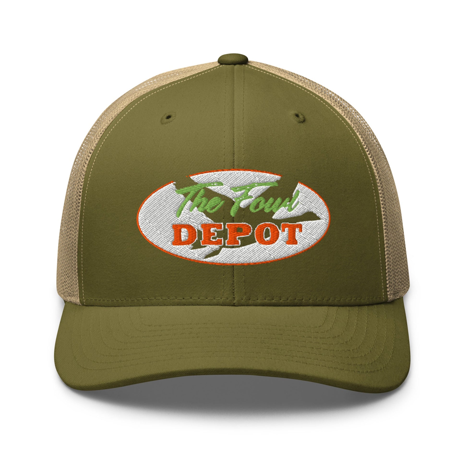 This six-panel trucker cap with a mesh back will be a comfy and classic choice for a perfect day in the sun. • 60% cotton, 40% polyester • Mid-profile cap with a low-profile embroidery area • Structured, six-panel cap • 3.5″ crown (8.9 cm) • Hard buckram