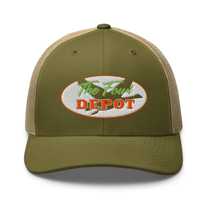 This six-panel trucker cap with a mesh back will be a comfy and classic choice for a perfect day in the sun. • 60% cotton, 40% polyester • Mid-profile cap with a low-profile embroidery area • Structured, six-panel cap • 3.5″ crown (8.9 cm) • Hard buckram